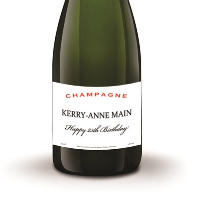 Personalised Champagne - White Label
